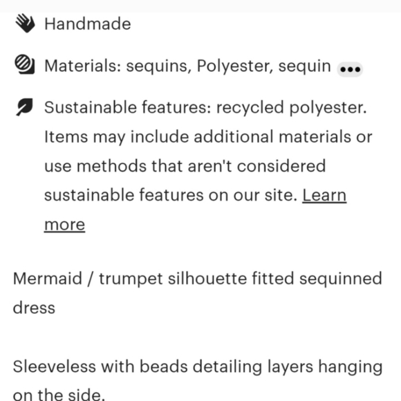 Peacock Blue, Sequined, V Neck, Sleeveless, Backless, Fringe, Mermaid… - Picture 16 of 16